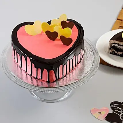 Buy Hearty Chocolatey Anniversary Cake-Hearty Chocolatey Anniversary Cake