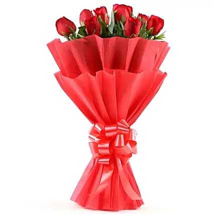 Order Eight Red Roses Set, Buy And Send Eight Red Roses Set Online 