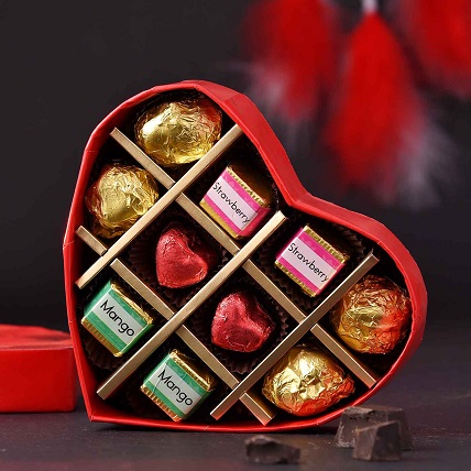 Valentine's Day Heart Chocolate Box