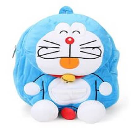Latest Minion And Doramon Bag Soft Material School Bag For Kids Plush  Backpack Cartoon Toy