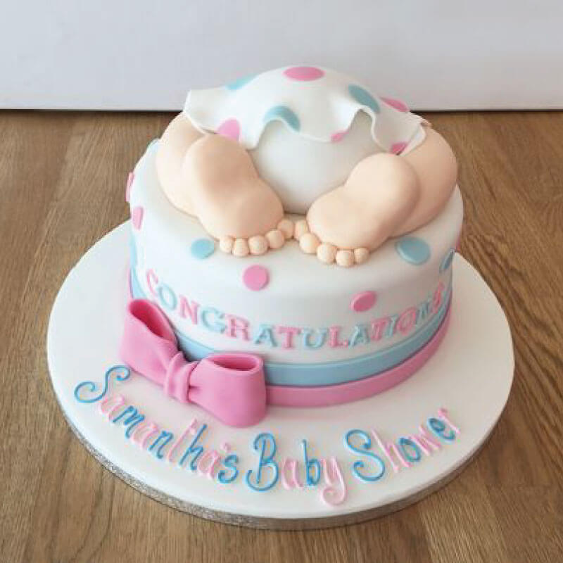 Order New Born Baby Girl Cake Online Same day Delivery Kanpur