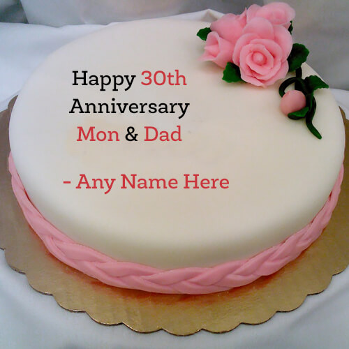 Order Mom Dad Happy Anniversary Cake Buy And Send Mom Dad Happy Anniversary Cake Online Ogdmart