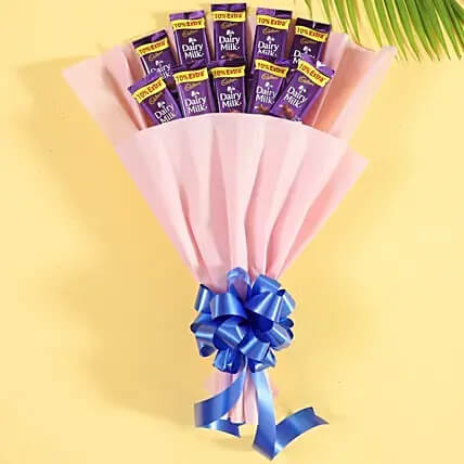 10 Cadbury Dairy Milk Bouquet