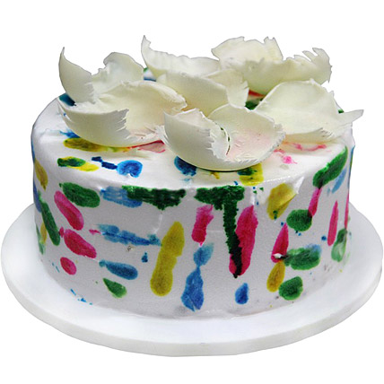 amazing Holi special cake design 😍 Holi theme cake | Happy Holi cake |  trending cake - YouTube