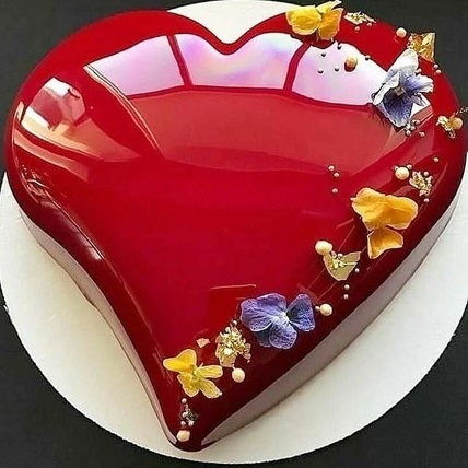 Mirror Glaze Cake